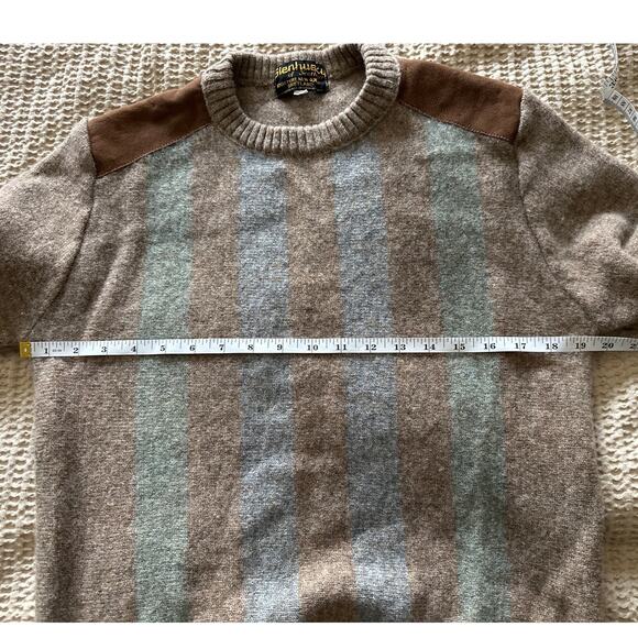 Glenhusky of Scotland 100% Pure New Wool Sweater Large - Picture 4 of 6